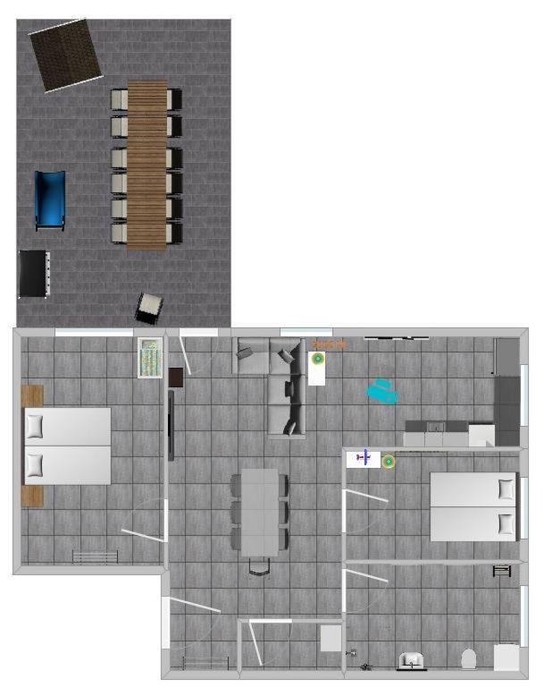 Easycastle 6p Terasse Switch Tv Apartment